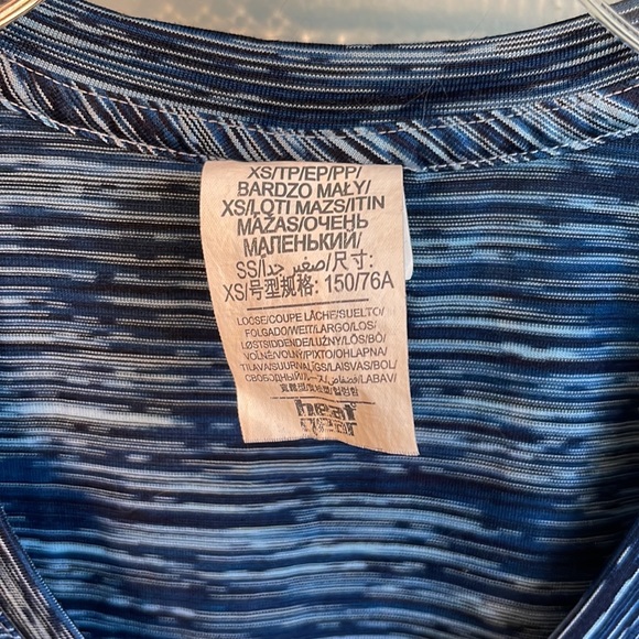 Under Armour Space Dye women’s tech tee shirt XS Blue - Picture 4 of 4